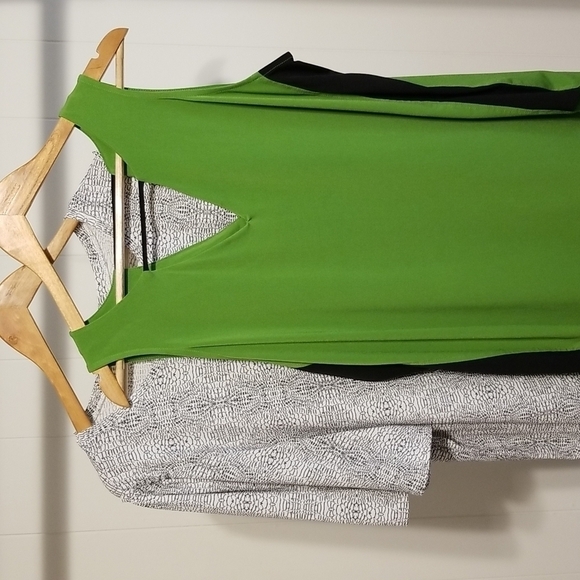 Worthington Bundle – 2 XL Blouses | Bell Sleeve + V-Neck Tank | Career to Casua - Picture 4 of 16